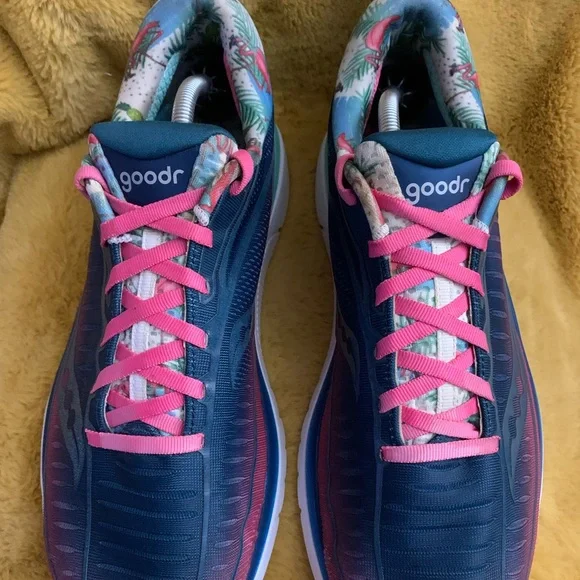 Saucony Goodr Kinvara 10 Flamingo Shoes Size 11.5 - Picture 4 of 11